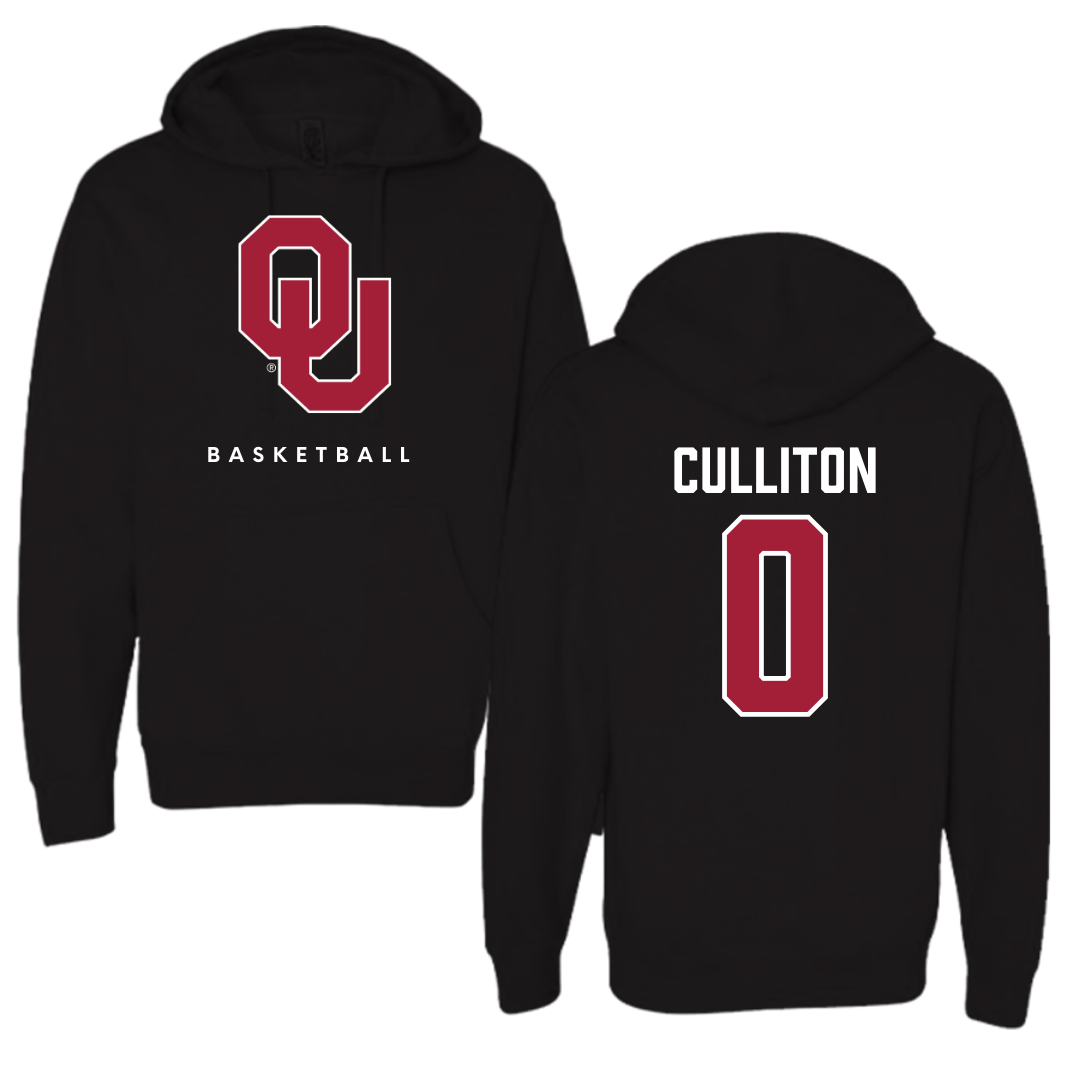 University of Oklahoma Basketball Black Hoodie  - Beatrice Culliton