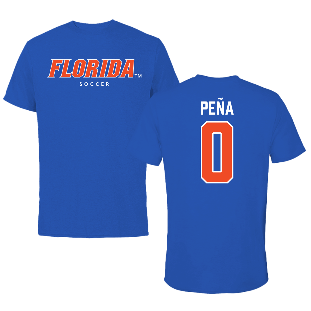 University of Florida Soccer True Royal Florida Tee - #0 Paloma Peña