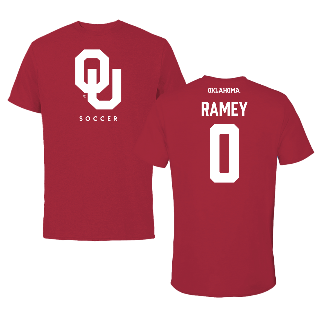 Camiseta roja de fútbol de la Universidad de Oklahoma - Olivia Ramey