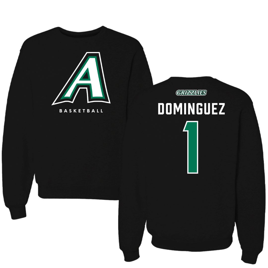 Adams State University Basketball Black Crewneck  - #1 Harmanie Dominguez