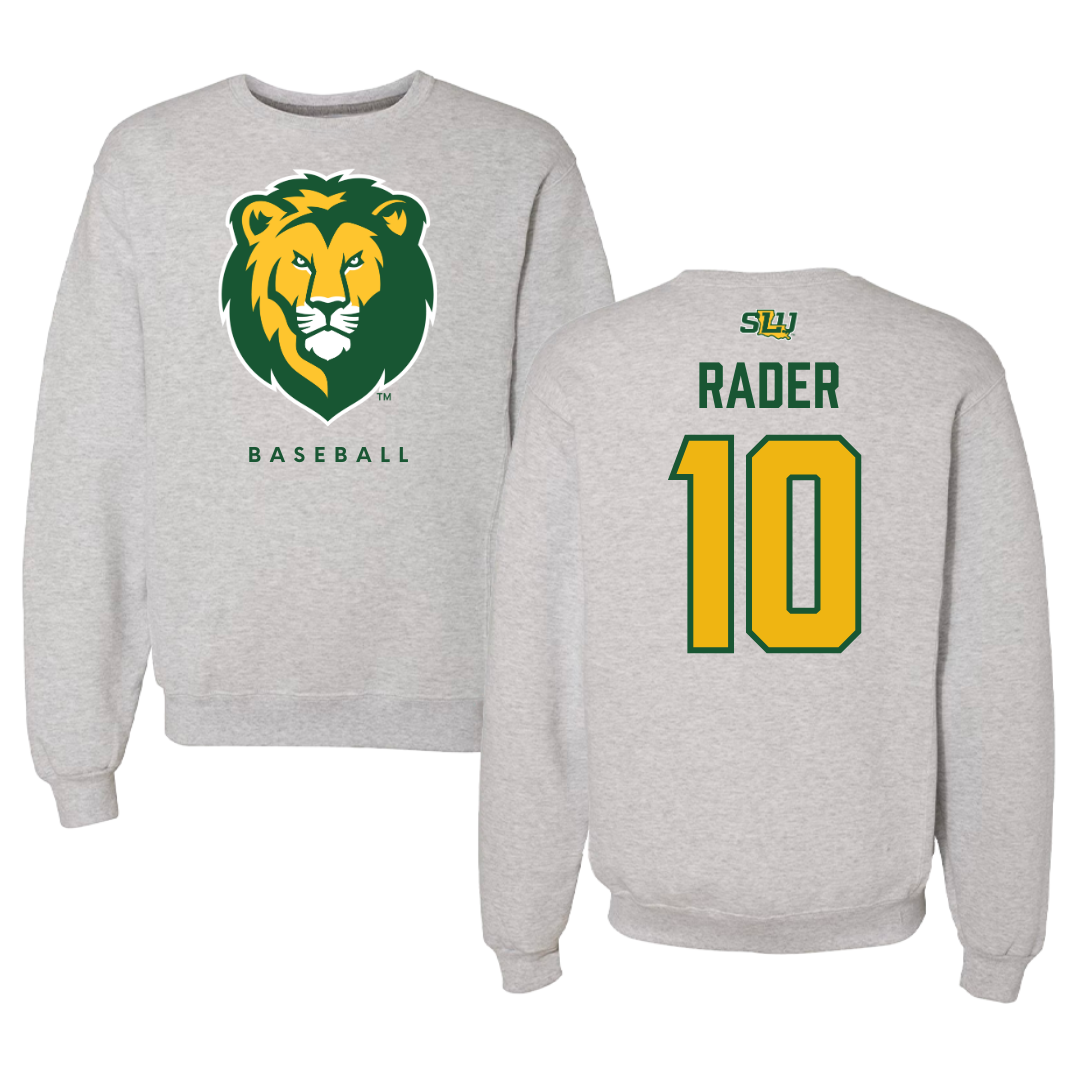 Southeastern Louisiana University Baseball Gray Crewneck  - #10 Jeremy Rader
