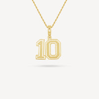 Gold Presidents Pendant and Chain - #10 Darius Chestnut