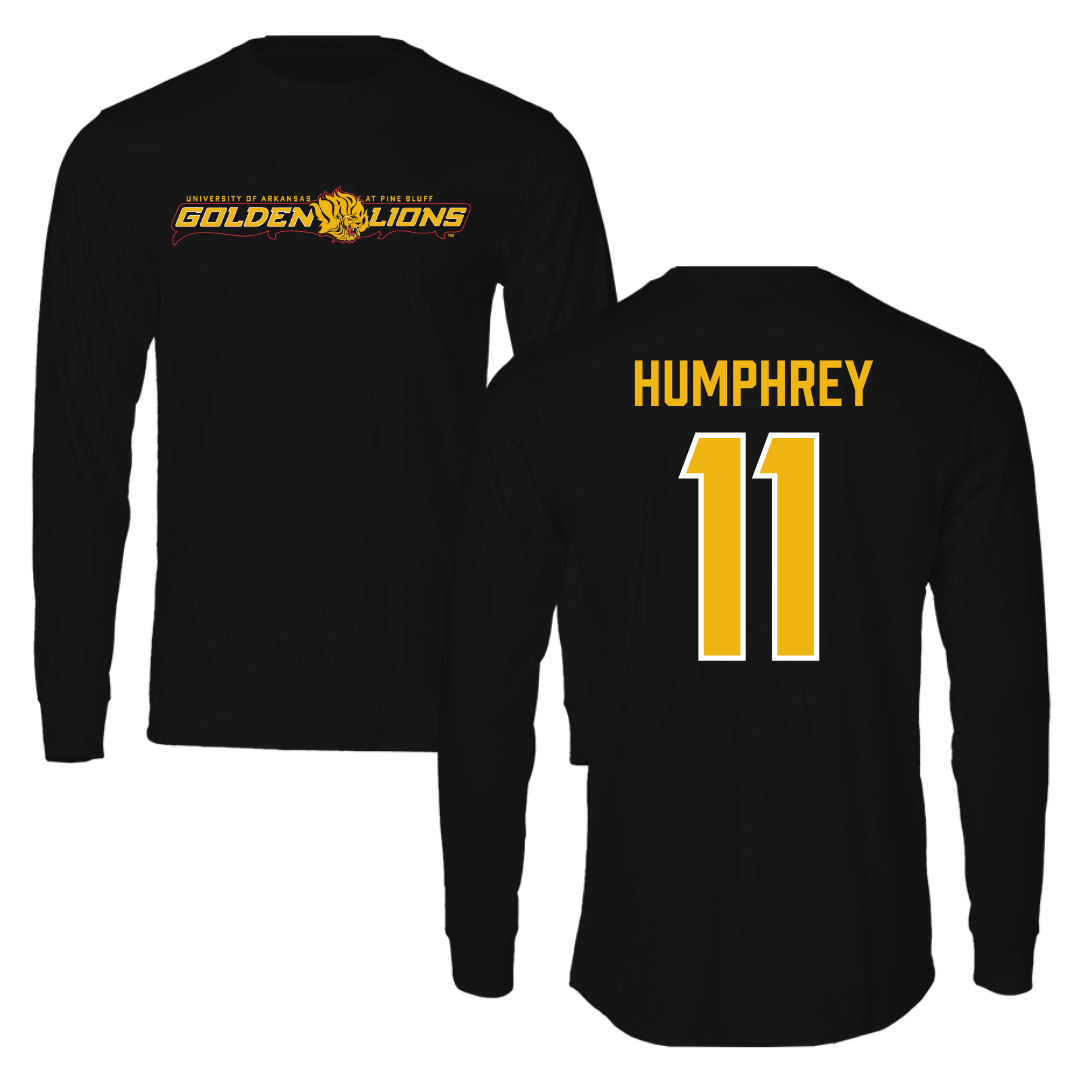 University of Arkansas-Pine Bluff Softball Black Long Sleeve  - #11 Traelen Humphrey