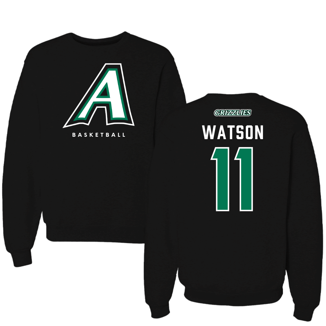 Adams State University Basketball Black Crewneck  - #11 Elaina Watson