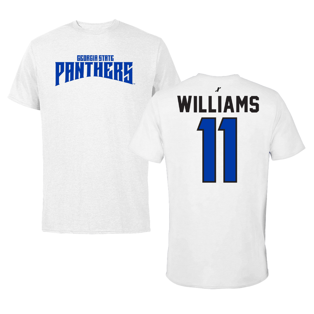 Georgia State University Baseball White Classic Performance Tee - #11 Jae Williams
