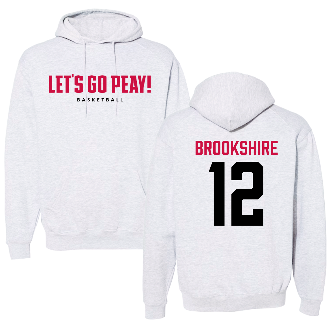 Austin Peay State University Basketball Gray Hoodie  - #12 Anton Brookshire