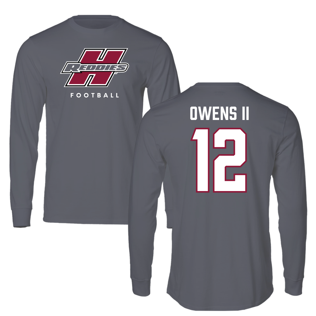 Henderson State University Football Gray Long Sleeve  - #12 Kirby Owens II