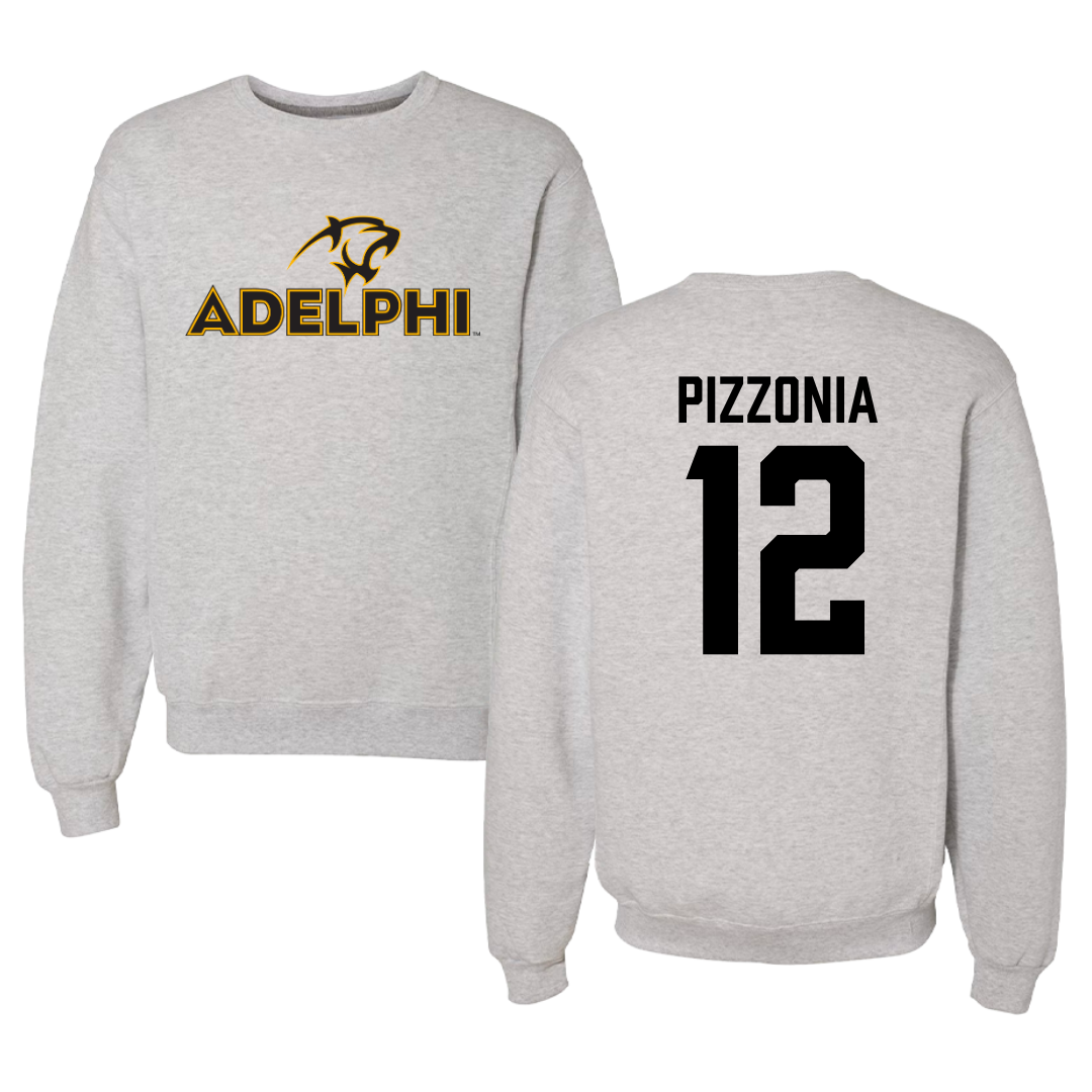 Adelphi University Baseball Gray Crewneck  - #12 Greyson Pizzonia