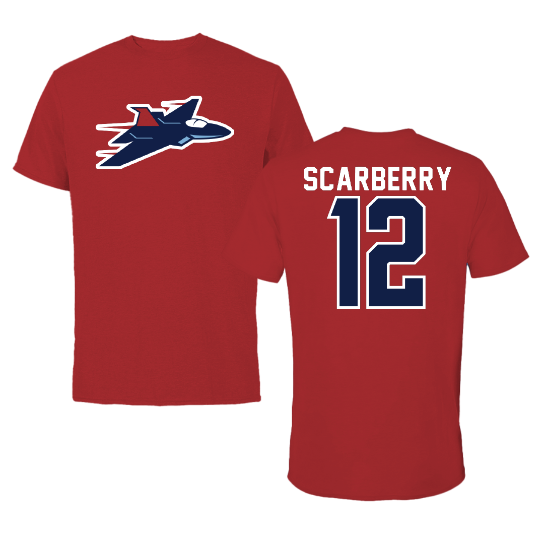 Newman University Bowling Canvas Red Tee - #12 Neil Scarberry