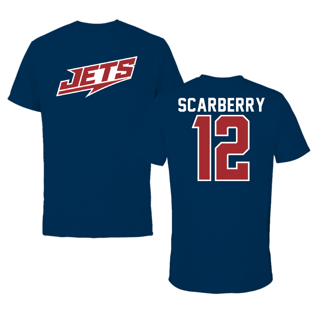 Newman University Bowling Navy Performance Tee - #12 Neil Scarberry