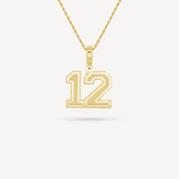 Gold Presidents Pendant and Chain - #12 Alex Whitcraft