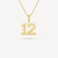 Gold Presidents Pendant and Chain - #12 Katie Davidson