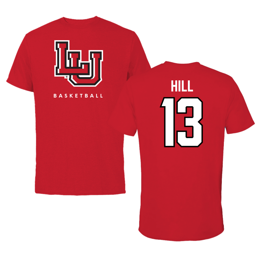Lamar University Basketball Red Tee  - #13 Taliah Hill