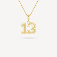 Gold Presidents Pendant and Chain - #13 Chris Parker