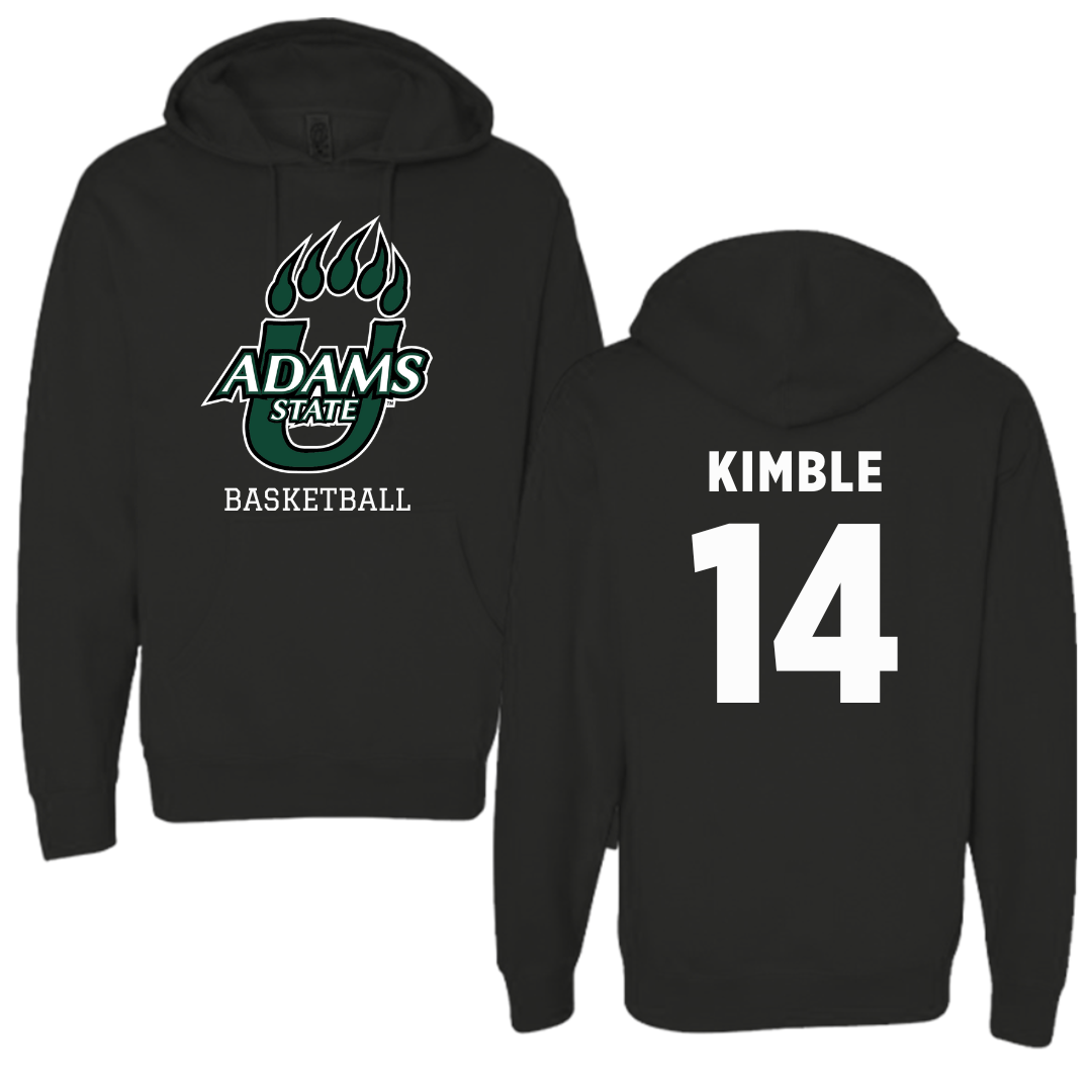 Adams State University Basketball Black Hoodie  - #14 Cam Kimble