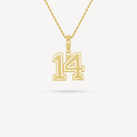 Gold Presidents Pendant and Chain - #14 Addison Anderson