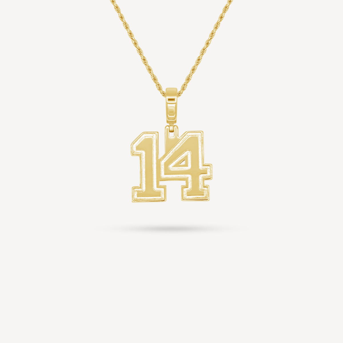 Gold Presidents Pendant and Chain - #14 Will Dean