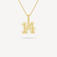 Gold Presidents Pendant and Chain - #14 Thomas Ballard