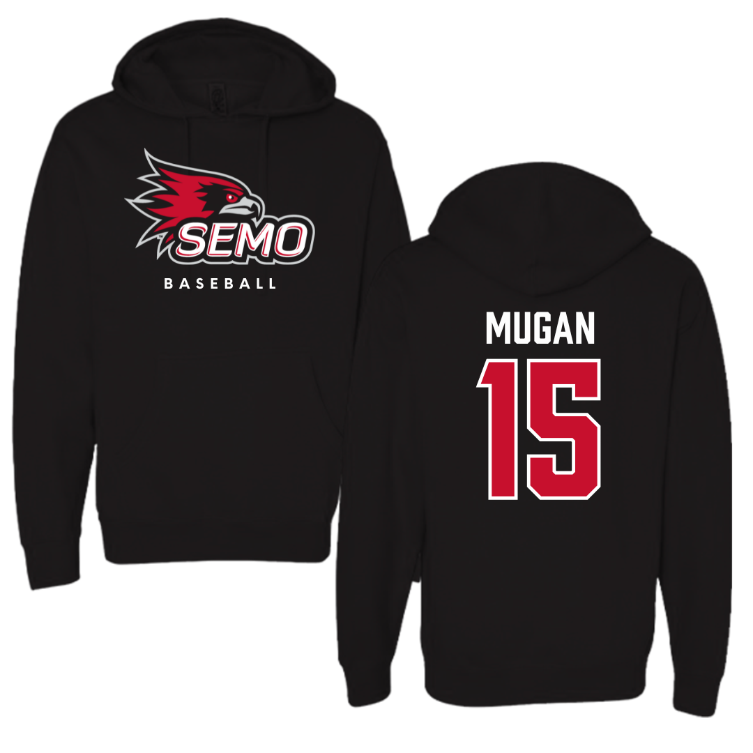 Southeast Missouri State University Baseball Black Hoodie  - #15 Michael Mugan