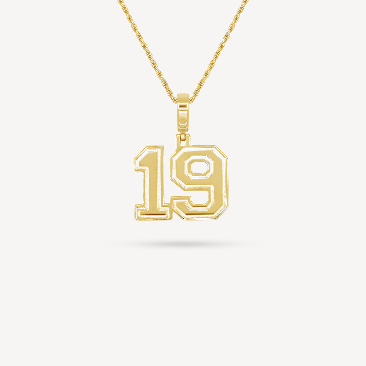 Gold Presidents Pendant and Chain - #19 Kyre Duplessis