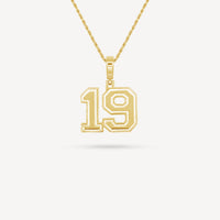 Gold Presidents Pendant and Chain - #19 Nick Taylor