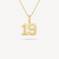Gold Presidents Pendant and Chain - #19 Hayden Mains