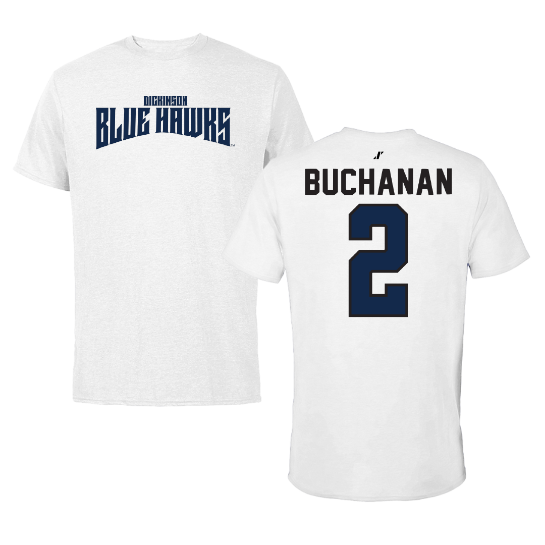 Dickinson State University Baseball White Classic Tee - #2 Jace Buchanan