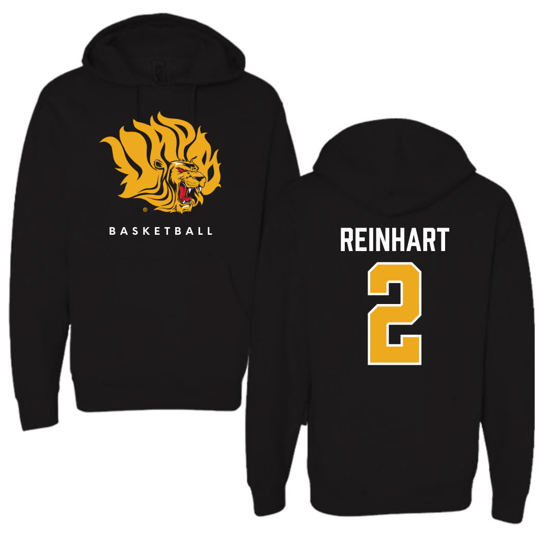 University of Arkansas-Pine Bluff Basketball Black Hoodie  - #2 Zach Reinhart