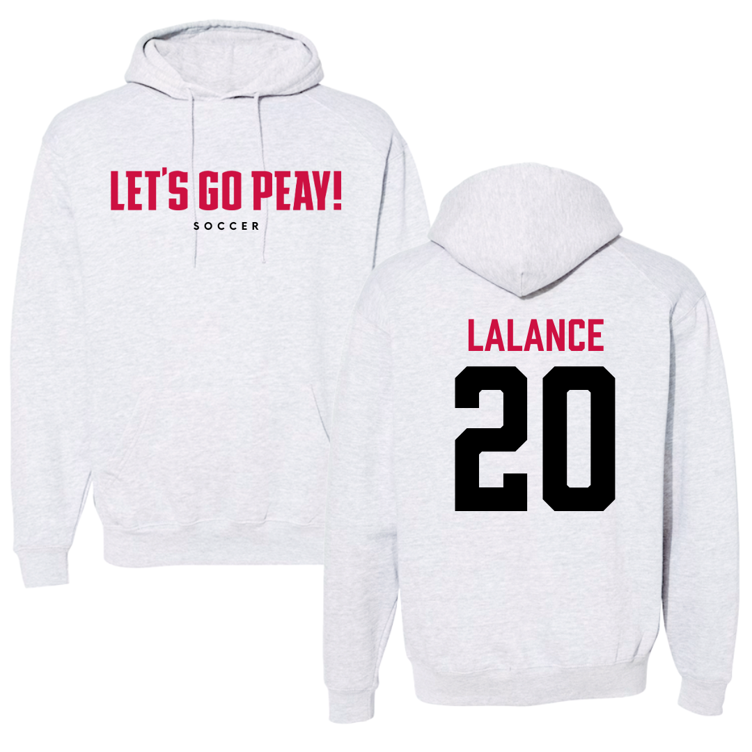 Austin Peay State University Soccer Gray Hoodie  - #20 Alison LaLance
