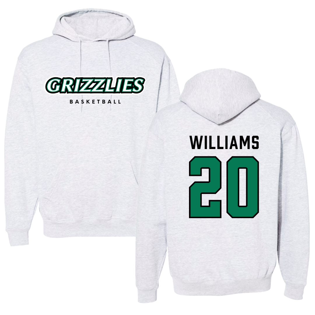 Adams State University Basketball Gray Hoodie  - #20 Luke Williams