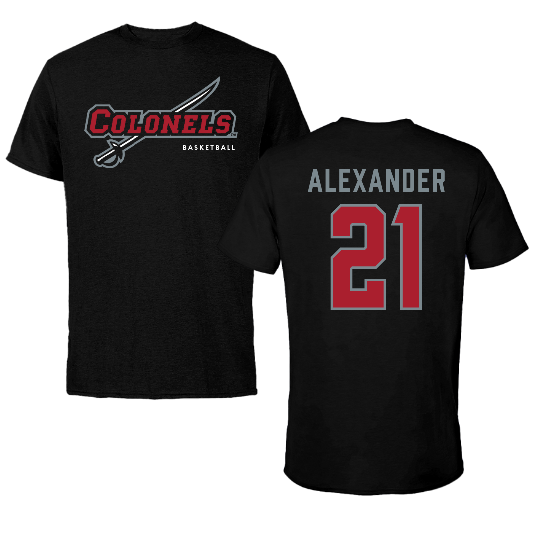 Nicholls State University Basketball Black Tee  - #21 Lexi Alexander
