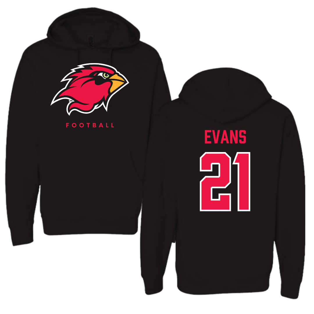 Lamar University Football Black Hoodie  - #21 Jamarion Evans