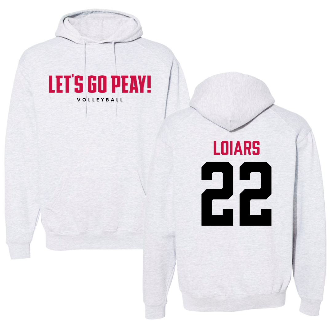 Austin Peay State University Volleyball Gray Hoodie  - #22 Emma Loiars