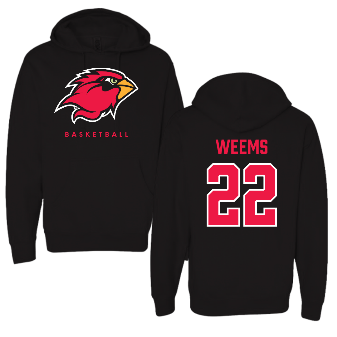 Lamar University Basketball Black Hoodie  - #22 NJ Weems