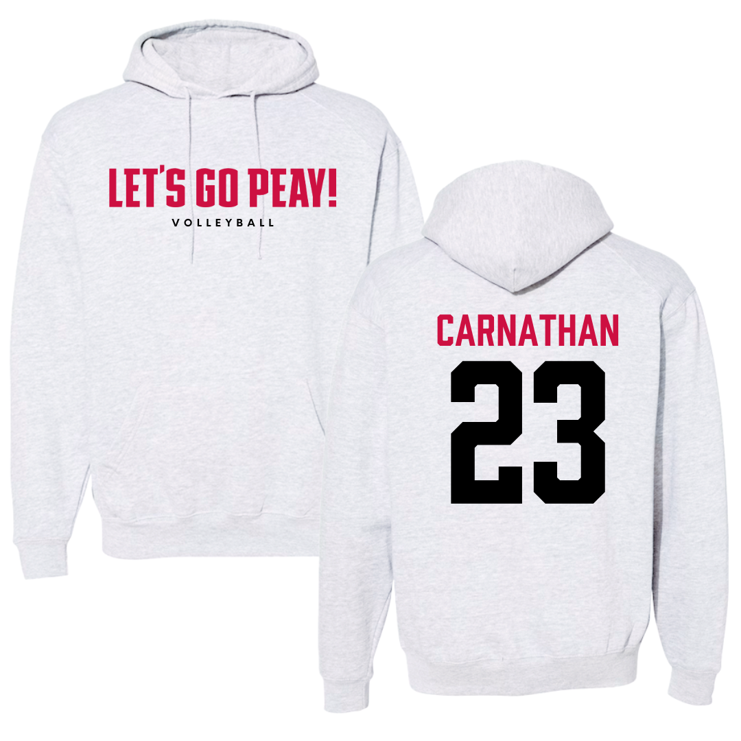Austin Peay State University Volleyball Gray Hoodie  - #23 Sarah Carnathan