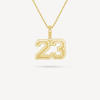 Gold Presidents Pendant and Chain - #23 Wyatt Peifer