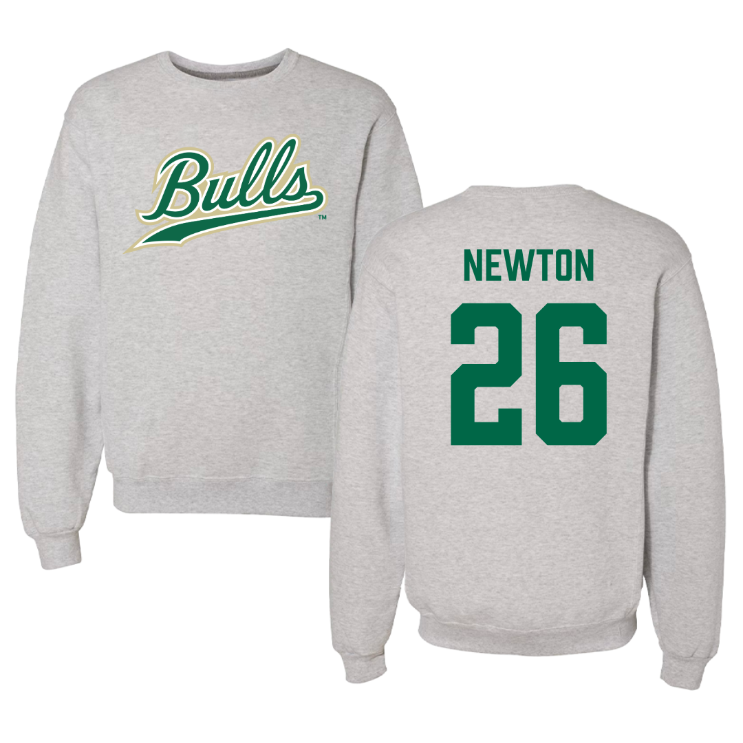 University of South Florida Baseball Gray Crewneck  - #26 Austin Newton