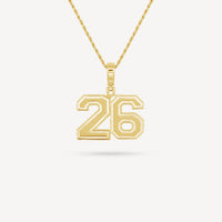 Gold Presidents Pendant and Chain - #26 Jordyn Criss