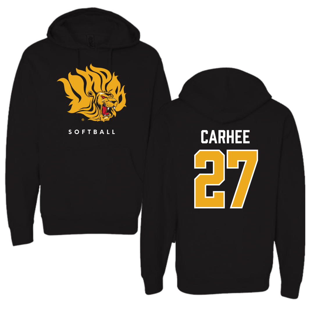 University of Arkansas-Pine Bluff Softball Black Hoodie  - #27 Jada Carhee