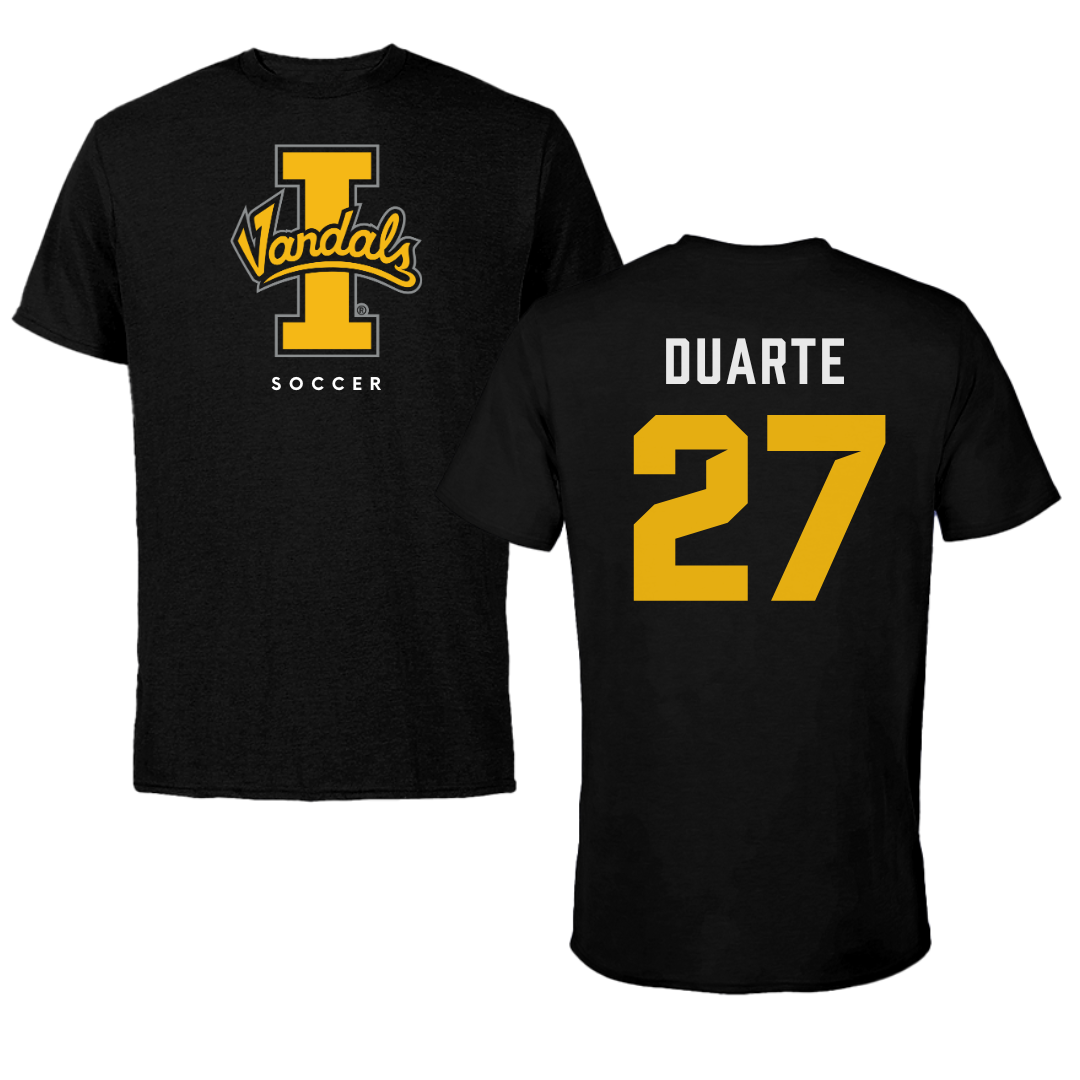 University of Idaho Soccer Black Vandals Tee - #27 Leslie Duarte