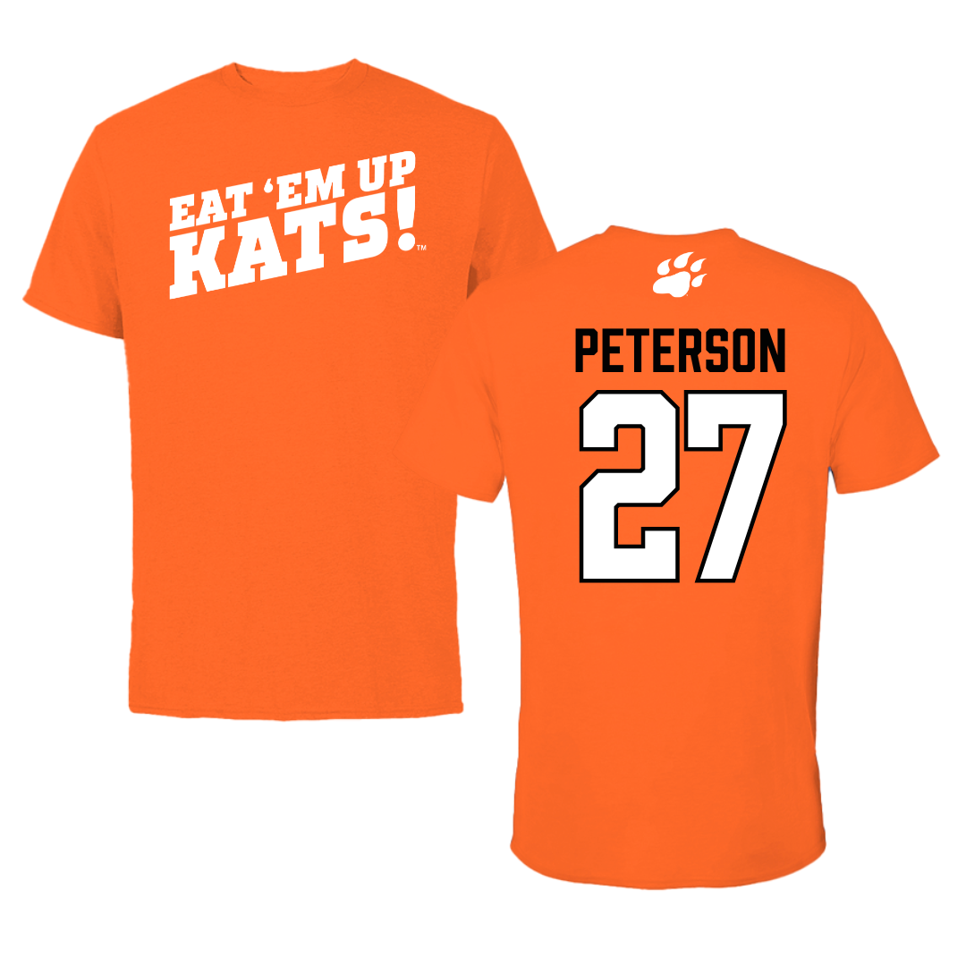 Sam Houston State University Baseball Orange Tee  - #27 Ryan Peterson