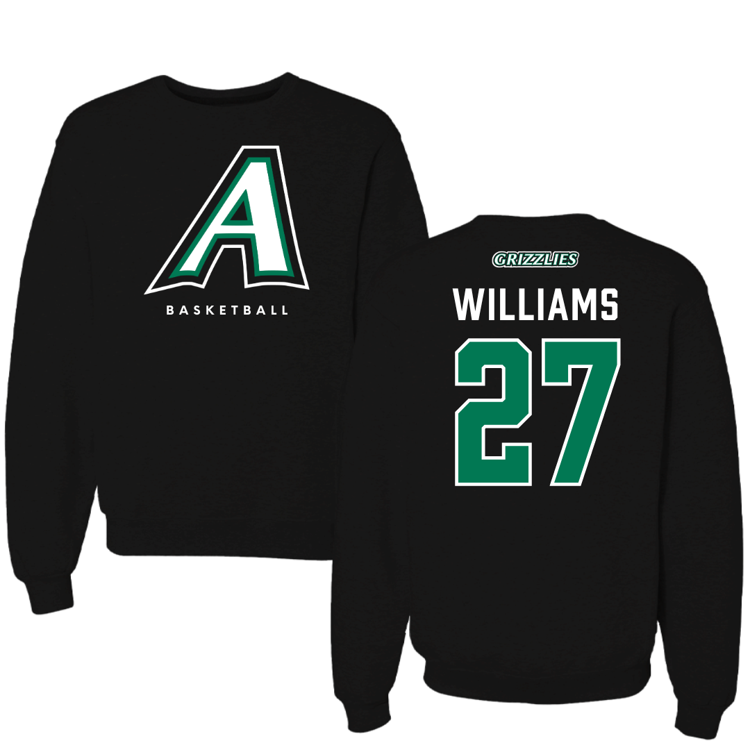 Adams State University Basketball Black Crewneck  - #27 Destan Williams