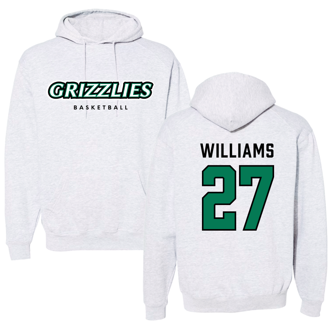 Adams State University Basketball Gray Hoodie  - #27 Destan Williams