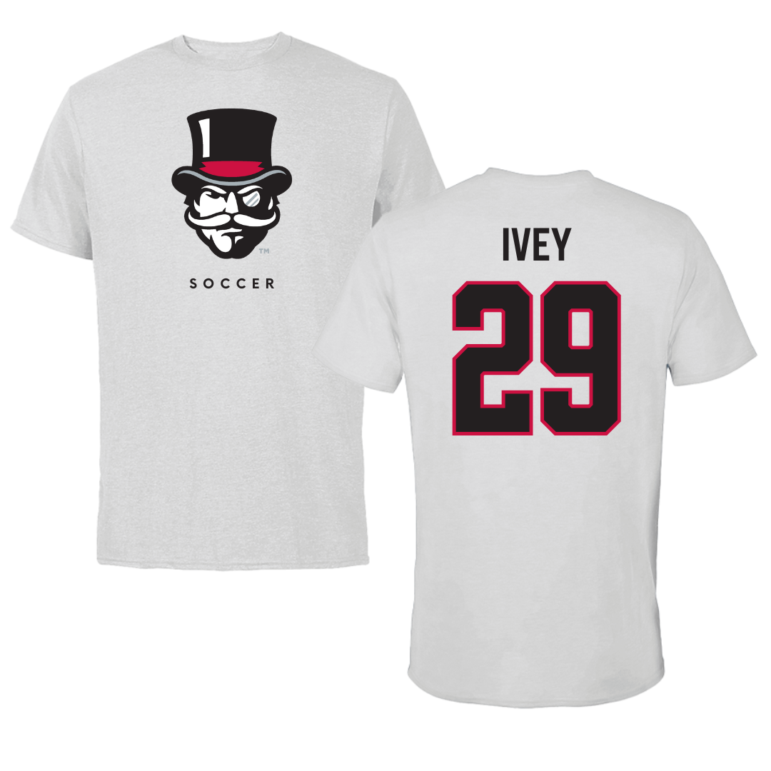 Austin Peay State University Soccer Gray Mascot Tee - #29 Ashtyn Ivey