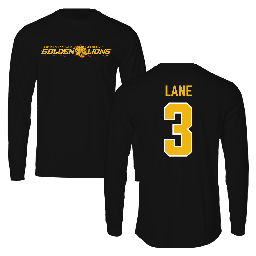 University of Arkansas-Pine Bluff Volleyball Black Long Sleeve  - #3 Aleria Lane