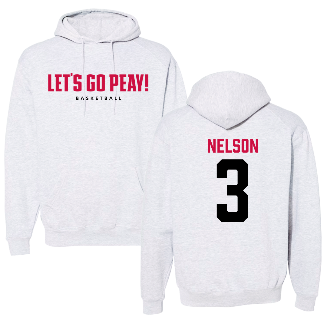 Austin Peay State University Basketball Gray Hoodie  - #3 Anala Nelson