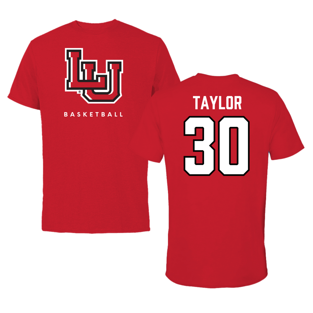 Lamar University Basketball Red Tee  - #30 R'Mani Taylor