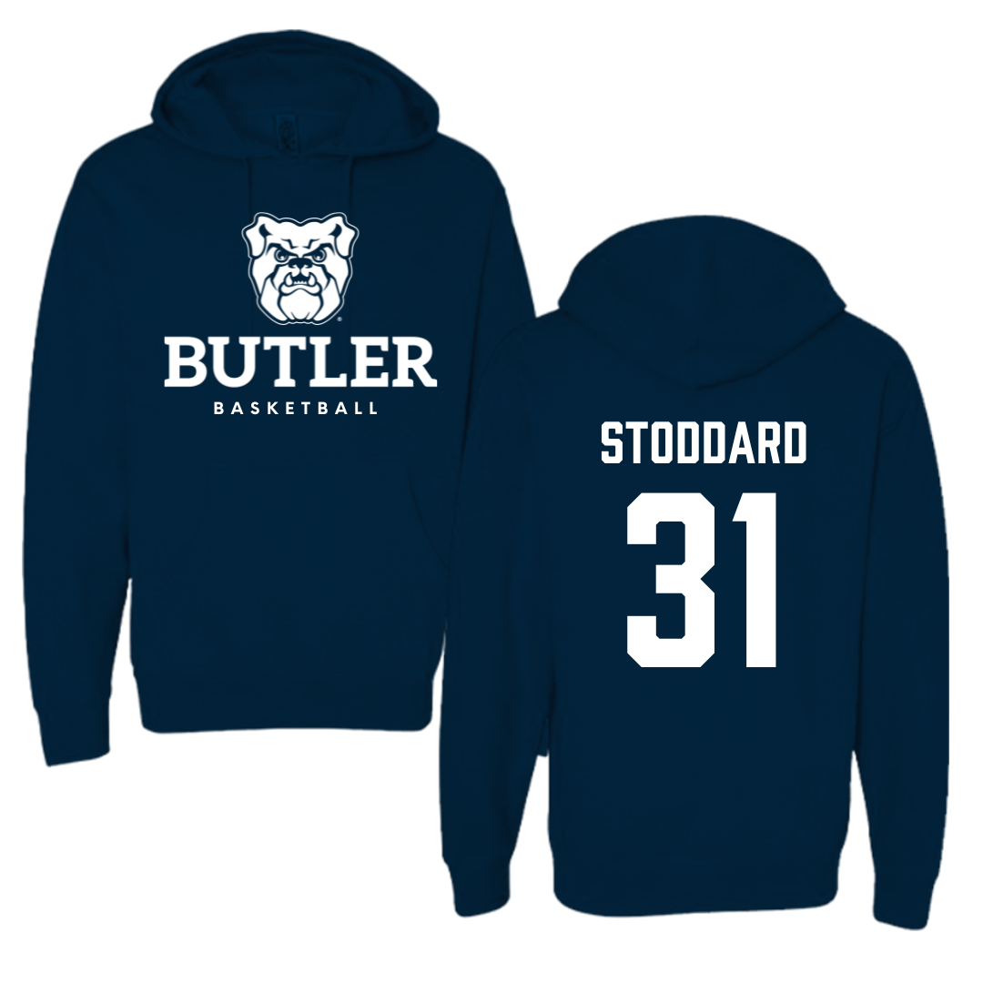 Butler University Basketball Navy Hoodie  - #31 Lilly Stoddard