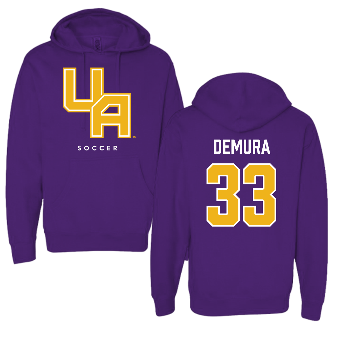 University at Albany Soccer Purple Hoodie  - #33 Sophia DeMura