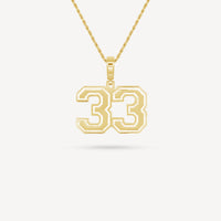 Gold Presidents Pendant and Chain - #33 Kayla Glover
